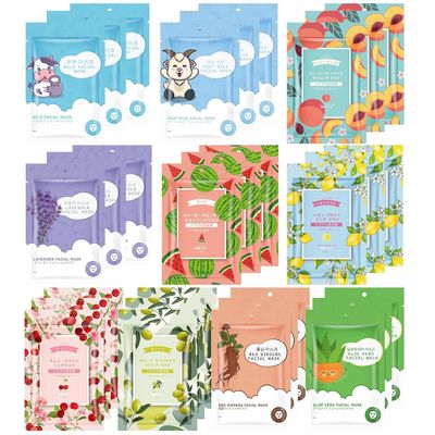 30 Pack Sheets Face Masks Skincare for for All Skin Types, Hydrating Face Masks Suitable for Sensitive Skin, Moisturizing Facial Mask for Skin Care, Face Sheet Mask Skincare for Face Spa