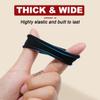150PCS Hair Ties, IKOCO Black Hair Ties for Women No Damage, Cotton Seamless Ponytail Holders for Thick Hair view 3