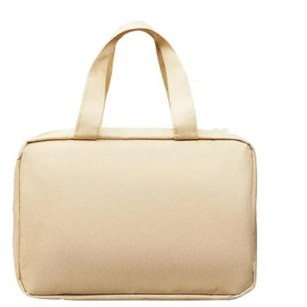IWURUIYUD Foldable wet and dry separation toiletry bag, travel bag, cosmetics storage bag, As shown in Fig