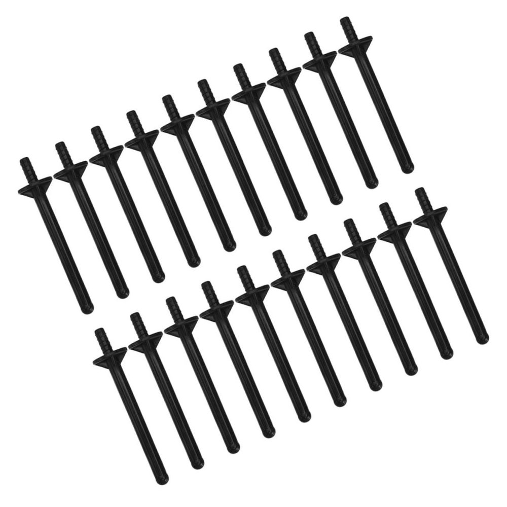 COOLHIYA 80pcs Nose Hair Removal Wax Sticks Plastic Wax Applicators for Painless Waxing Daily Nostril Cleaning Tools