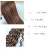 Brown Braiding Hair Pre stretched for Boho Braids Boho Braiding Hair with Boho Curls view 4