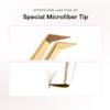 Curacoro Lash Tweezer - Professional & Precision Fiber Tip Grip Lash Tweezers for Eyelash Extensions, Multi Shapes & Purposes Tweezers for Volume, Isolation & Classic Lashes (Gold, Volumizer) view 3