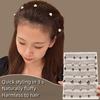 Manutox Invisible Star Hair Clip, Stretchable Invisible Hair Clips, U Shape Hair Finishing Fixer Comb Sets, Invisible Extra Hair Holder Shape Hair Styling Comb (4 pcs Butterfly) view 3