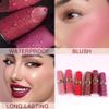 6Pcs Nude Pink Brown Ruby Red Wine Red Purple Matte Lipstick Set for Women Long Lasting Waterproof Moisturizing Lipsticks for Older Women 24 Hours Lip Stick Lip Stain Makeup Gift Kit,Lip Makeup Vegan view 4