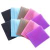 10Pcs Hair Fringe Stickers Magic Bangs Multi-Color Square Plastic Hair Paste Posts Hair Pad Hair Fixed Clip Hairpin Hair Styling Accessories for Women (Color Random) view 1