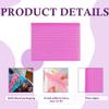 10Pcs Hair Fringe Stickers Magic Bangs Multi-Color Square Plastic Hair Paste Posts Hair Pad Hair Fixed Clip Hairpin Hair Styling Accessories for Women (Color Random) view 3