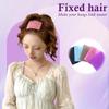 10Pcs Hair Fringe Stickers Magic Bangs Multi-Color Square Plastic Hair Paste Posts Hair Pad Hair Fixed Clip Hairpin Hair Styling Accessories for Women (Color Random) view 4