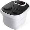 aiqiua Foot Spa Bath Massager with Heat Bubbles, 6 Massage Rollers, Time & Temprature Control, Foot Soak for Tired Feet Stress Relief Home Use, Large Size for Soaking Feet view 1
