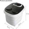 aiqiua Foot Spa Bath Massager with Heat Bubbles, 6 Massage Rollers, Time & Temprature Control, Foot Soak for Tired Feet Stress Relief Home Use, Large Size for Soaking Feet view 2