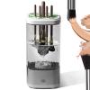 Electric Makeup Brush Cleaner Machine 2025 - Automatic Rotating Brush Washer with Deep Cleaning Technology, Portable Makeup Brush Cleaner for Travel, Home Use, Perfect Gifts for Women (Gray) view 1