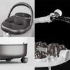 aiqiua Foot Bath Spa Massager, Feet Bath Spa with Heat and Massage, 6 Massage Rollers with Acupuncture Points, Bubble for Feet Relief and Cleaning, Timer Pedicure Stone Function view 3