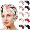 African Pre-Tied Head Turbans Hats for Women, Head Wraps Black Women Chemo Cancer Cap Braid Hair Cover (Brown, One Size) view 1