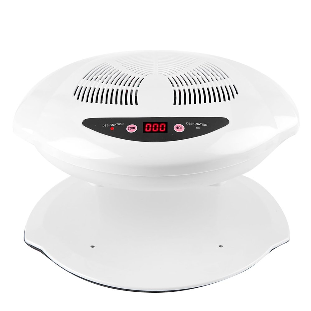 400W Nail Dryer, Adjustable Wind Modes Air Nail Fan Dryer with Intelligent Sensor, ABS Plastic Body, Suitable for Both Hands and Feet, Hot and Cold Wind for Professional Salon