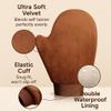 GOERTI Self Tanning Mitt for Flawless Tan - Double Waterproof Lining, Ultra Velvet Soft, Thumb Design, Reusable & Washable Self Tanner Glove for Streak-Free Application view 2