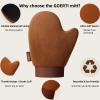 GOERTI Self Tanning Mitt for Flawless Tan - Double Waterproof Lining, Ultra Velvet Soft, Thumb Design, Reusable & Washable Self Tanner Glove for Streak-Free Application view 4