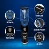 Barbasol Vacuum Beard Trimmer for Men, Self-Vacuuming Hair, Beard, Sideburns & Mustache Trimmer with 20 Length Settings, Rechargeable, LED Screen, 90 Minute Run Time view 2