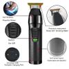 YIPINER 2 Pieces Hair Clippers for Men, Cordless Hair Clippers, Hair Clippers Set, Professional Hair Clippers Rechargeable Hair Clipper with 10 Pieces Styling Combs (Black Gold) view 2