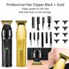 YIPINER 2 Pieces Hair Clippers for Men, Cordless Hair Clippers, Hair Clippers Set, Professional Hair Clippers Rechargeable Hair Clipper with 10 Pieces Styling Combs (Black Gold) view 3
