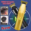 YIPINER 2 Pieces Hair Clippers for Men, Cordless Hair Clippers, Hair Clippers Set, Professional Hair Clippers Rechargeable Hair Clipper with 10 Pieces Styling Combs (Black Gold) view 4