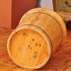 Foot tub Solid Wood Foot Bath Barrel Pedicure Basin with Cover Binaural Foot Washing Bucket Household Heightening 36cm high view 2