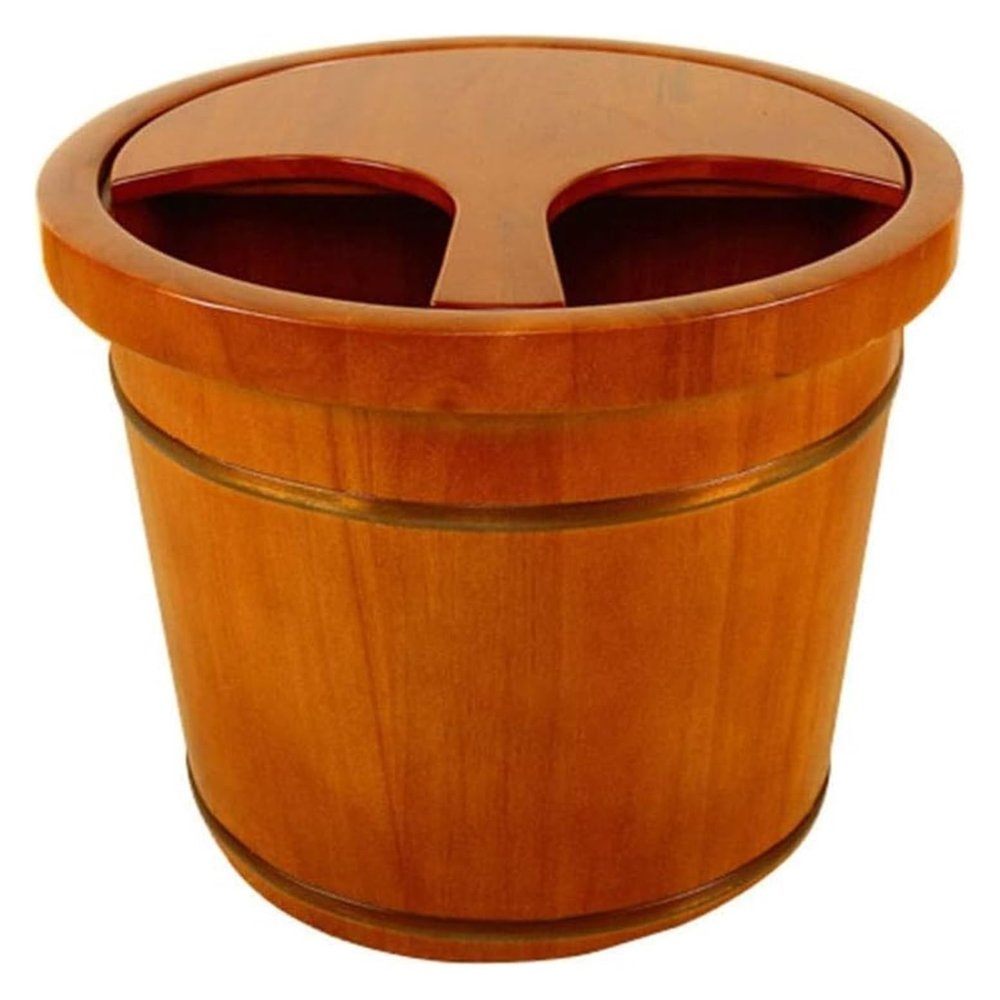 Wooden Foot Basin,Wood Foot Tub, Wooden Foot Basin Large Foot Soak Tub,Foot Basin for Foot Bath,Soak,Foot Soak Bucket Made of Solid Wood, (Size : C) (One Color B)