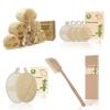 4.7 Natural Loofah(6pack) Loofah Brush(1pack) face Scrubber(4pack) Natural loofah pad(2 Pack) view 1