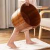 Foot Tub Wooden Foot Basin Foot Soaking Bucket Wooden Foot Soaking Basin Household Wooden Basin Foot Basin Wooden Bucket Foot Bath Foot Bucket foot Bath Wooden Bucket Foot Spa Household was view 2