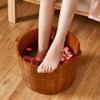 Foot Tub Wooden Foot Basin Foot Soaking Bucket Wooden Foot Soaking Basin Household Wooden Basin Foot Basin Wooden Bucket Foot Bath Foot Bucket foot Bath Wooden Bucket Foot Spa Household was view 3