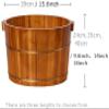 Foot Tub Wooden Foot Basin Foot Soaking Bucket Wooden Foot Soaking Basin Household Wooden Basin Foot Basin Wooden Bucket Foot Bath Foot Bucket foot Bath Wooden Bucket Foot Spa Household was view 4