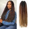 Marley Hair 24 Inch Marley Twist Hair Afro Twist Marley Braiding Hair for Faux Locs Crochet Hair Synthetic Hair Extensions(8Packs,1B/30/27, 24inch) view 1