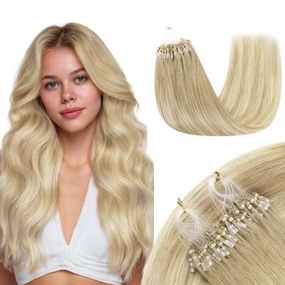 GOO GOO Micro Link Tip Hair Extensions, Cold Fusion, 20inch 50g 50S