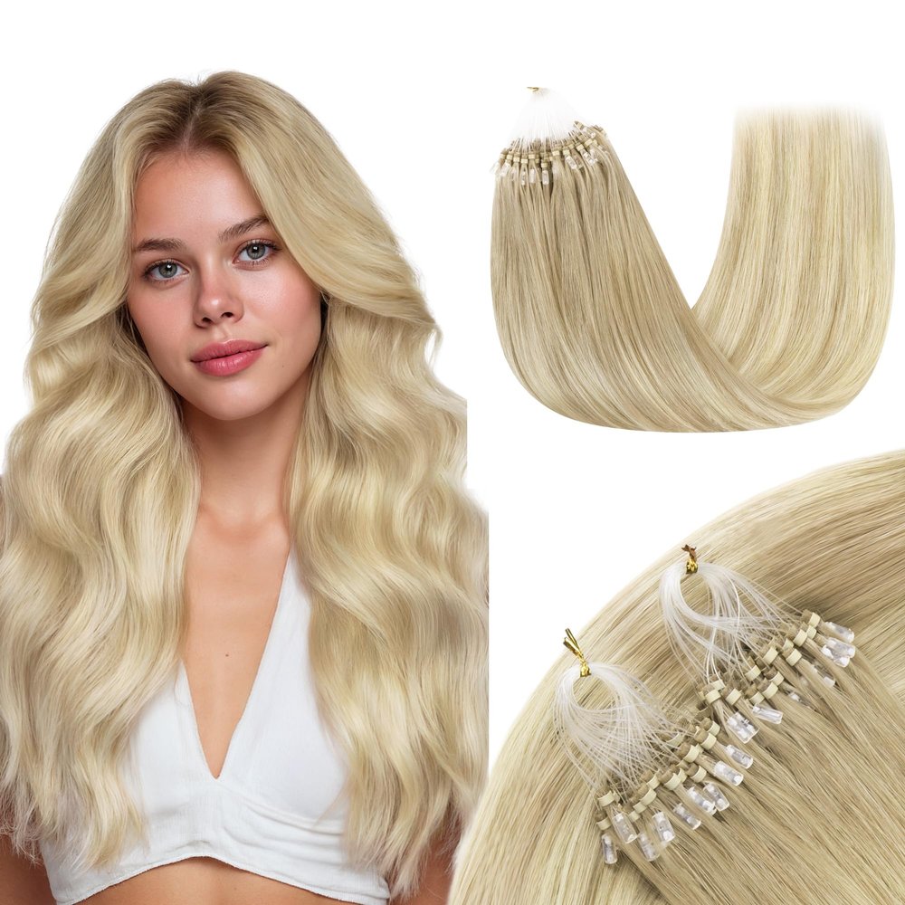 GOO GOO Micro Link Tip Hair Extensions, Cold Fusion, 20inch 50g 50S