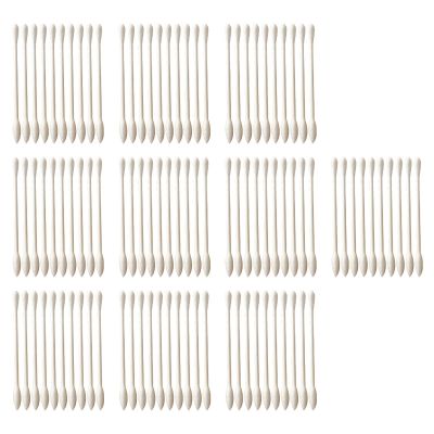 Cotton Swabs, Portable Cotton Swabs Individual Pack Double Tipped Makeup Remover Applicator Soft for Sensitive Skin, Gentle on Face, Makeup and Beauty and Personal Care.