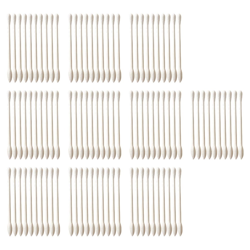 Cotton Swabs, Portable Cotton Swabs Individual Pack Double Tipped Makeup Remover Applicator Soft for Sensitive Skin, Gentle on Face, Makeup and Beauty and Personal Care.