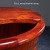 Wood Foot Bath Bucket Household Gift Wooden Foot Basin Foot Spa Tub Solid Wood Foot Tub with lid Household Items Decoration view 3