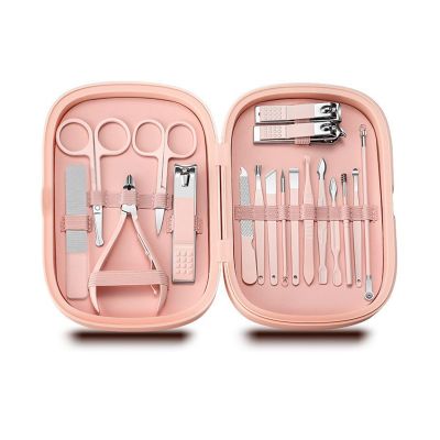 ZUIAI Diagonal Nail Clippers Pedicure Nail Clippers Complete Nail Clipper Set Value Care Kit(black-JoJo's Bizarre Adventure1)