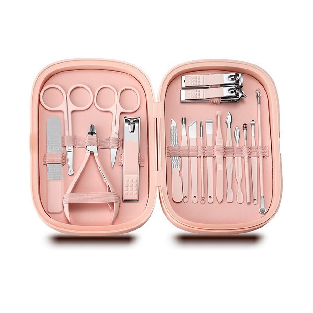 ZUIAI Diagonal Nail Clippers Pedicure Nail Clippers Complete Nail Clipper Set Value Care Kit(black-JoJo's Bizarre Adventure1)