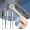 2-in-1 Nasal Hair Cutter, Double Sided Nose Hair Knife, Nose and Ear Trimmer for Men, Portable Manual 360 Rotating Nose Hair Trimmer, Nostril Hair Remover Tool with Ear Picker for Women Men view 2