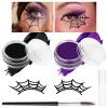 BOBISUKA Halloween Face Body Paint Kit, Professional Oil Based Face Painting for Witch Ursula Spider Skull Skeleton Clown Goth Costume Cosplay Stage SFX Makeup view 1