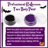 BOBISUKA Halloween Face Body Paint Kit, Professional Oil Based Face Painting for Witch Ursula Spider Skull Skeleton Clown Goth Costume Cosplay Stage SFX Makeup view 3