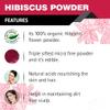 Generic Hibiscus Flower Powder, For Hair Pack, Hair Oil, Face Pack & Hibiscus Tea, Natural Care From Nature Pure -200 gm view 4