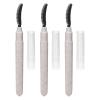 3pcs Silicone Eyelash Mascara Brushes for Eye Lashes Extension, Mascara Wands Makeup Brushes Applicators Kits with Dust Cover view 1