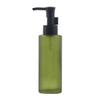 100ML/3.4oz Empty Green Frosted Glass Lotion Pump Bottle Jars with Black Pump Head Makeup Cleansing Oil Packing Container Cosmetic Soap Travel Dispenser for Essential Oil Lotion Cream view 2