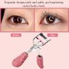 Pink Eyelash Curlers with Slant Tip Tweezer Pink Bling Crystal Rhinestone Eyelashes Curls for Dramatic Long Lasting Seamless Brilliant Eyes, Best Bedazzled Makeup Stuff Things For Mascara Asian Beauty view 4