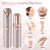Facial Hair Removal for Women, Portable Lady Shaver, Rechargeable Painless Hair Remover for Face, Upper Lips, Chin, Peach Fuzz-Model A view 3