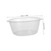 Alipis Transparent Footbath Plastic Basin Multi-use Wash Basin for Bath Face Foot Soaking view 2