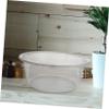 Alipis Transparent Footbath Plastic Basin Multi-use Wash Basin for Bath Face Foot Soaking view 4