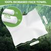 Fancyou Compressed Towel Tablets Thicken, 20 Pack Disposable Face Towel, Individually Wrapped Reusable Washcloths, Compact Clean Towels Mini Portable for Travel Guests Baby Dog Camping Beauty(Green) view 3