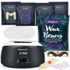 Maxpearl Digital Waxing Kit + 2.5LB Hard Wax Beads Bag for Full Body Waxing - Brazilian, Bikini Waxing, Face, Eyebrows, Underarms, Arms, Chest, Back, Legs, Jasmine & Coconut Formula view 1
