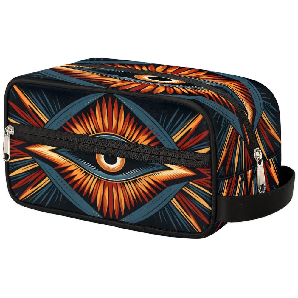 Pardick Toiletry Bags for Traveling Stripe Evil Eye Travel Toiletry Bag for Women Men Water-resistant Makeup Bag Cosmetic Bag Toiletries Accessories
